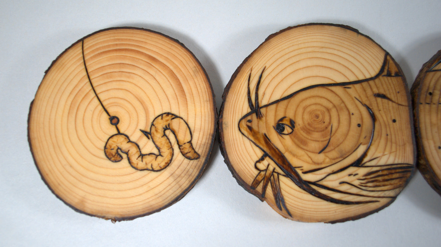 Channel Catfish Coaster Set