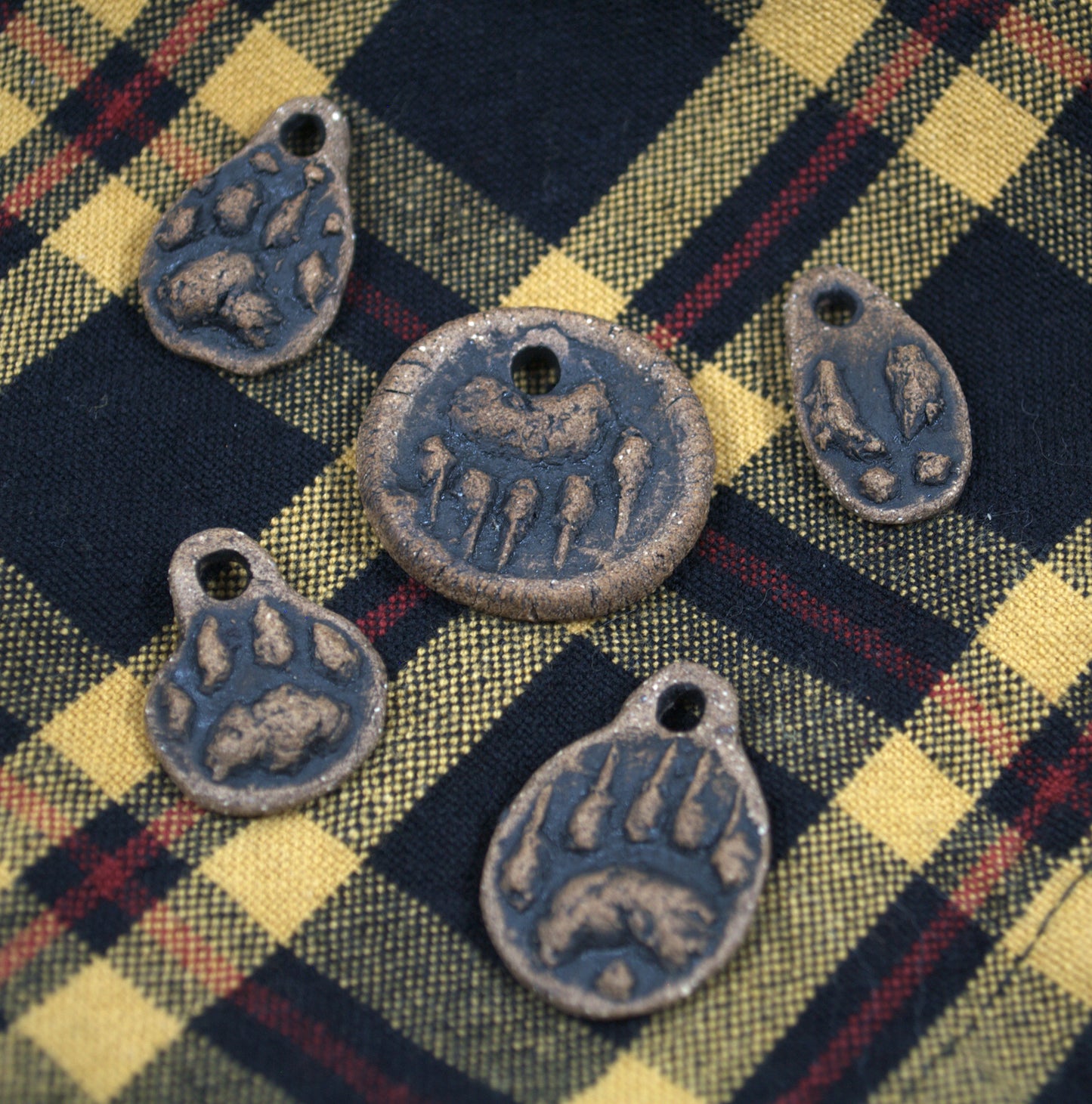 Canine Paw Pendant