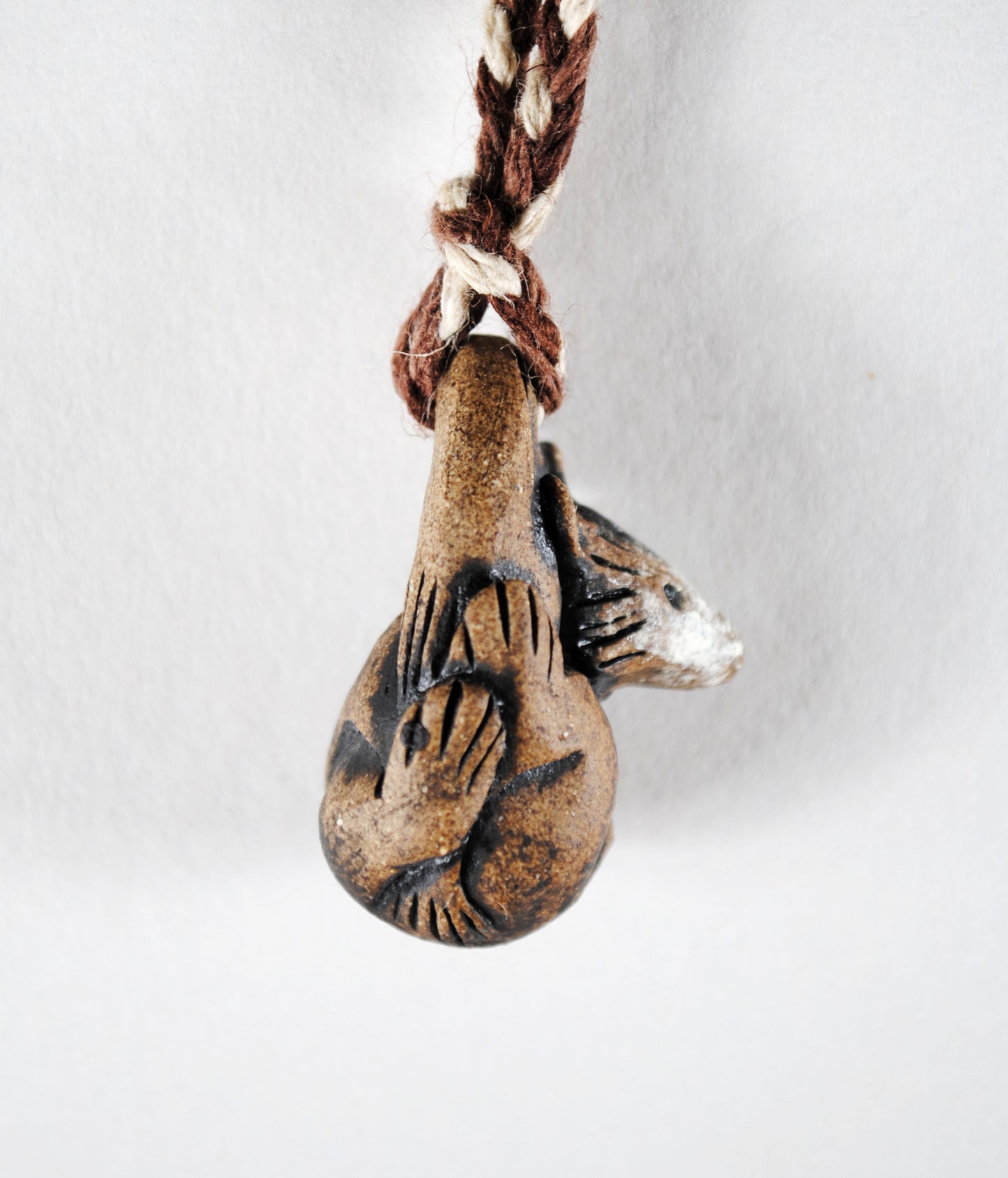 Hanging Opossum Pendant